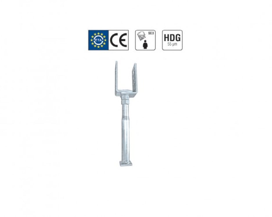 Adjustable Y-Type Post Supports, view 1