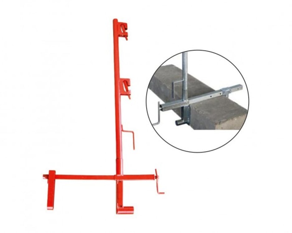 Combination Railing Post - Tubes & Planks, view 1