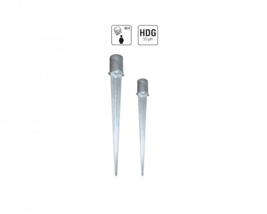 Pole Anchors For Round Post, view 1