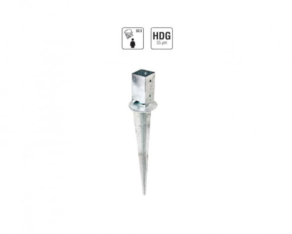 Rotatable Pole Anchors For Square Post, view 1