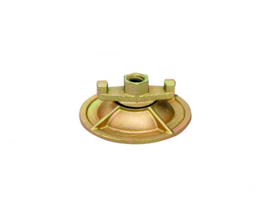 Swivel wing nut with Combination Plate 100mm-Casted, view 1