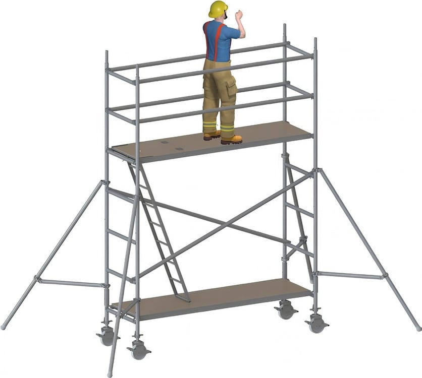 RALUTECH Rolling Tower 75 × 250 cm, R-311002, view 1