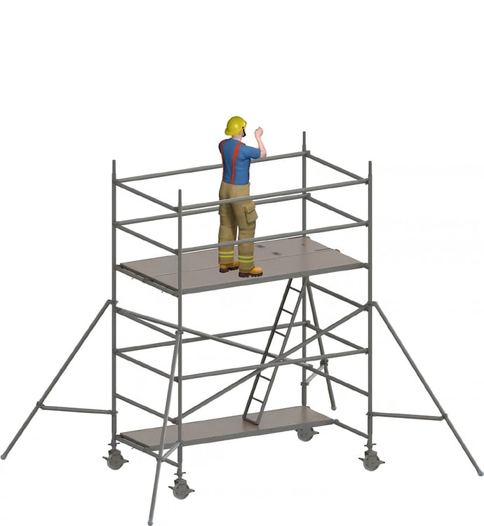 RALUTECH Rolling Tower 150 × 250 cm, R-312002, view 1