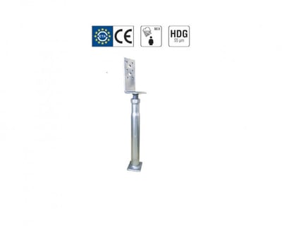 Adjustable L-Type Post Supports, Adjustable Post Supports