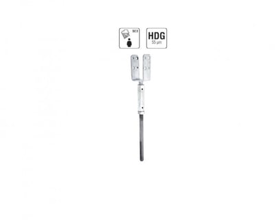 Adjustable Y-Type Post Support With Long Nut, Adjustable Post Supports