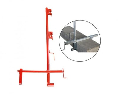 Combination Railing Post - Tubes & Planks, Scaffold Guard Rails