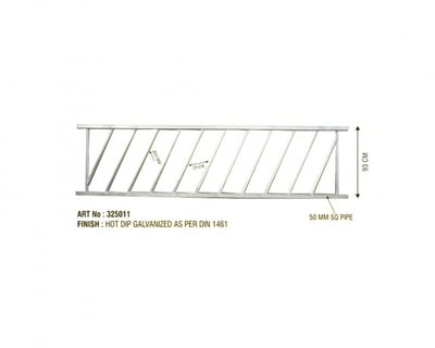 Diagonal Barriers, Cattle Housing Equipment
