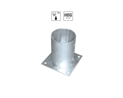 Ground Plates For Round Post, Ground Anchors and Ground Plates