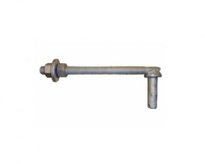 Stud Type L Gate Hanger, Galvanised Field Gates