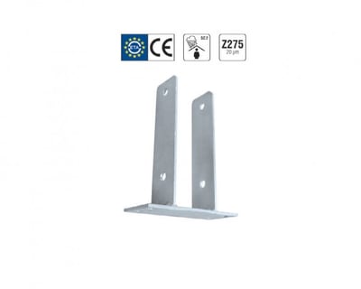 U-Type Post Supports with Base Plate, Post Supports