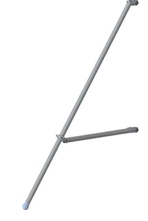 RALUTECH Triangular Stabiliser, Small, Rolling Tower Components