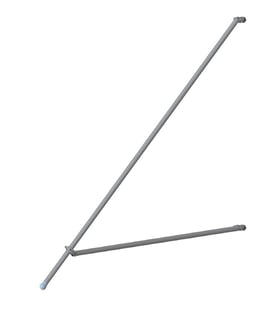 RALUTECH Triangular Stabiliser, Large, Rolling Tower Components