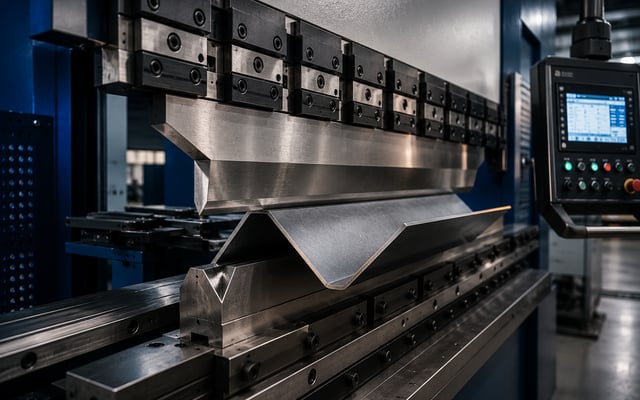 CNC press brake forming
