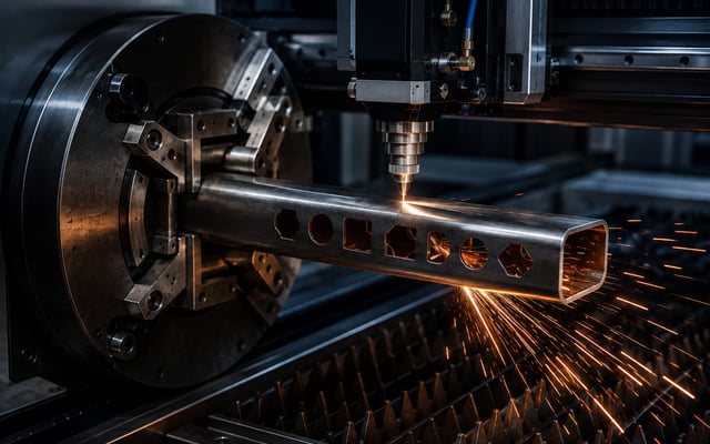Tube laser cutting